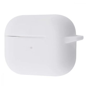Чохол Silicone case Full AirPods 4 White - фото 1 Чохол Silicone case Full AirPods 4 White - фото 1