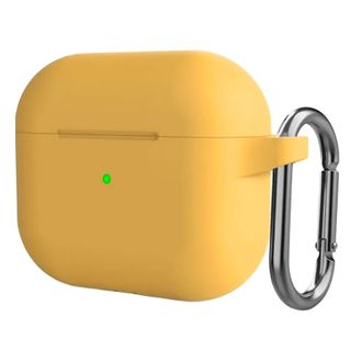 Чохол для AirPods 4 Case (з карабіном), Yellow - фото 1