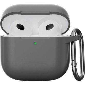 Чохол для AirPods 4 Case (з карабіном), Advanced ash - фото 1 Чохол для AirPods 4 Case (з карабіном), Advanced ash - фото 1