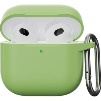 Чохол для AirPods 4 Case (з карабіном), Matcha green - фото 1