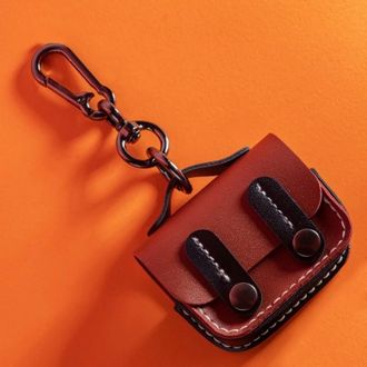 Чехол Leather Case Briefcase для AirPods 4 (Brown / Black) - фото 2 Чехол Leather Case Briefcase для AirPods 4 (Brown / Black) - фото 2