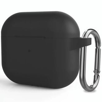 Чохол AirPods Pro2 Case (з карабіном), Black - фото 1