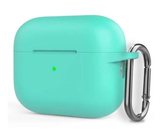 Чохол AirPods Pro2 Case (з карабіном), Mint green - фото 1