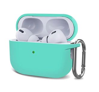 Чохол AirPods Pro2 Case (з карабіном), Mint green - фото 2