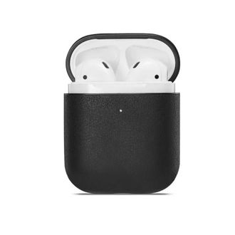Чехол для AirPods 1/2 Leather Case /black - фото 1 Чехол для AirPods 1/2 Leather Case /black - фото 1