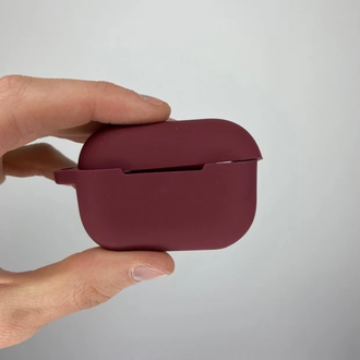 Чохол для AirPods PRO2 Silicone case Full /marsala/ - фото 1
