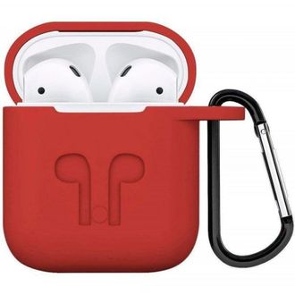 Чохол Silicone case Full AirPods 1/2 red - фото 1