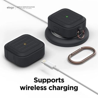Чохол Elago Armor Case Black for Airpods 3rd Gen (EAP3AM-BK) - фото 2