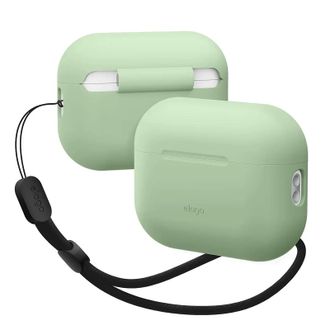 Чохол Elago Silicone Basic Case with Nylon Lanyard Pastel Green for Airpods Pro 2nd Gen (EAPP2SC-BA+ROSTR-PGR) - фото 1 Чохол Elago Silicone Basic Case with Nylon Lanyard Pastel Green for Airpods Pro 2nd Gen (EAPP2SC-BA+ROSTR-PGR) - фото 1