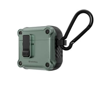 Чохол Switcheasy Rugged Shield Case for AirPods 4 Satin Green (SAPAP4345SG24) - фото 2 Чохол Switcheasy Rugged Shield Case for AirPods 4 Satin Green (SAPAP4345SG24) - фото 2