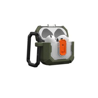 Чехол UAG для AirPods Gen 4, 2024, Plasma, Olive Drab (104129117272) - фото 2 Чехол UAG для AirPods Gen 4, 2024, Plasma, Olive Drab (104129117272) - фото 2