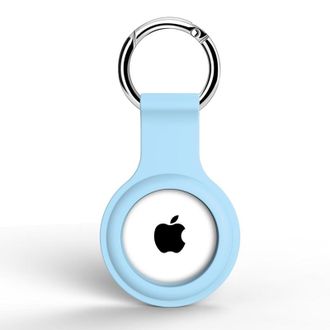 Чохол для AirTag Silicone Key Ring, Light Blue - фото 1 Чохол для AirTag Silicone Key Ring, Light Blue - фото 1