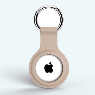 Чехол для AirTag Silicone Key Ring, Pink Sand - фото 1