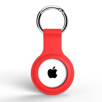 Чохол для AirTag Silicone Key Ring, Red - фото 1