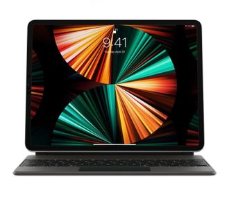 Чехол-клавиатура для планшета Apple Magic Keyboard for iPad Pro 12.9-inch (5th generation) - Black (MJQK3) | International English - фото 1 Чехол-клавиатура для планшета Apple Magic Keyboard for iPad Pro 12.9-inch (5th generation) - Black (MJQK3) | International English - фото 1