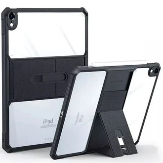 Чехол TPU+PC Xundd Stand c усиленными углами для Apple iPad Air 13" (2024) / Pro 12.9" (2020-2022) (Черный) - фото 1