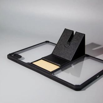Чехол TPU+PC Xundd Stand c усиленными углами для Apple iPad Air 13" (2024) / Pro 12.9" (2020-2022) (Черный) - фото 3