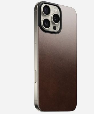 Чохол Nomad Magnetic Leather Rustic Brown Horween for iPhone 16 Pro Max (NM01361985) - фото 2 Чохол Nomad Magnetic Leather Rustic Brown Horween for iPhone 16 Pro Max (NM01361985) - фото 2