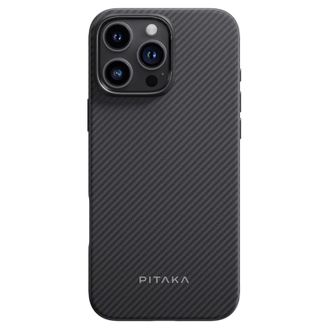 Чехол Pitaka Summa UltraGuard Case Classic Twill 600D Black/Grey for iPhone 16 Pro (KI1603PPA) - фото 1 Чехол Pitaka Summa UltraGuard Case Classic Twill 600D Black/Grey for iPhone 16 Pro (KI1603PPA) - фото 1