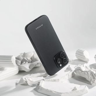 Чехол Pitaka Summa UltraGuard Case Classic Twill 600D Black/Grey for iPhone 16 Pro (KI1603PPA) - фото 3 Чехол Pitaka Summa UltraGuard Case Classic Twill 600D Black/Grey for iPhone 16 Pro (KI1603PPA) - фото 3