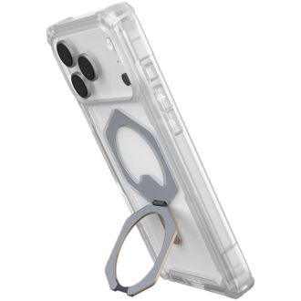 Чохол UAG для iPhone 17 Pro Max Plasma XTE MagSafe Clear/Titanium (114528114G36) - фото 3