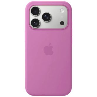 Чехол Silicone Case with MagSafe + Button iPhone 17 Pro Electric Lavender - фото 1