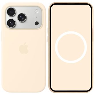 Чохол Silicone Case with MagSafe + Button iPhone 17 Pro Vanilla - фото 2 Чохол Silicone Case with MagSafe + Button iPhone 17 Pro Vanilla - фото 2