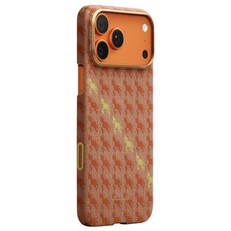 Чохол Pitaka Edge Ultra-Slim Case Happiness Rides Amber for iPhone 17 Pro Max (HR1701PM) - фото 2