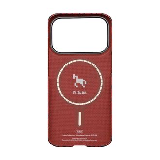 Чехол Pitaka Edge Ultra-Slim Case Happiness Rides Maroon for iPhone 17 Pro (HR1708P) - фото 3