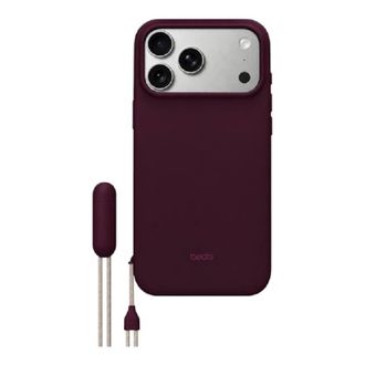 Чехол Beats iPhone 17 Pro/18 Pro Case with MagSafe Burgundy - фото 1