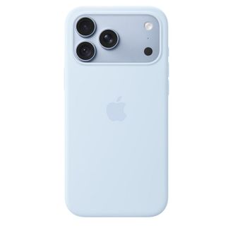 Чохол Silicone Case with MagSafe + Button iPhone 18 Pro Light Blue - фото 1 Чохол Silicone Case with MagSafe + Button iPhone 18 Pro Light Blue - фото 1
