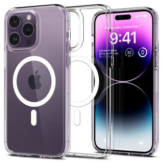 Чехол GSP Ultra Hybrid Series with MagSafe for iPhone 14 Pro (Crystal White) - фото 2