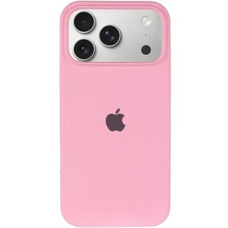 Чохол Silicone Case with MagSafe + Button iPhone 17 Pro Light Pink - фото 1 Чохол Silicone Case with MagSafe + Button iPhone 17 Pro Light Pink - фото 1
