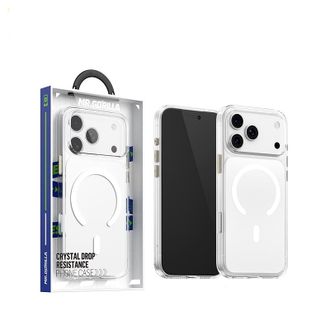 Чехол Blueo для iPhone 17 Pro BL039 Crystal+ Anti-Drop with Magnetic (Transparent) - фото 2