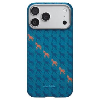 Чохол Pitaka Edge Ultra-Slim Case Happiness Rides Indigo for iPhone 17 Pro (HR1702P) - фото 1 Чохол Pitaka Edge Ultra-Slim Case Happiness Rides Indigo for iPhone 17 Pro (HR1702P) - фото 1