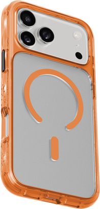 Чехол LAUT CRYSTAL MATTER X for iPhone 17 Pro - Orange (L_IP25B_CMX_O) - фото 2 Чехол LAUT CRYSTAL MATTER X for iPhone 17 Pro - Orange (L_IP25B_CMX_O) - фото 2