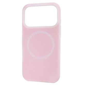 Чехол Neon Silicone Case MagSafe (iPhone 17 Pro – Light Pink) - фото 1