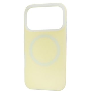 Чехол Neon Silicone Case MagSafe (iPhone 17 Pro – Mellow Yellow) - фото 1