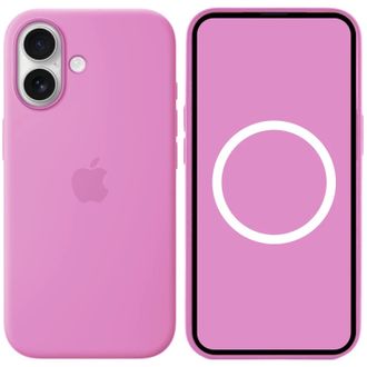 Чохол Silicone Case with MagSafe + Button iPhone 17 Electric Lavender - фото 2