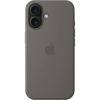 Чехол Silicone Case with MagSafe + Button iPhone 17 Stone Grey - фото 1 Чехол Silicone Case with MagSafe + Button iPhone 17 Stone Grey - фото 1