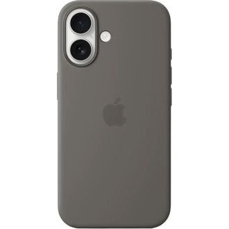 Чехол Silicone Case with MagSafe + Button iPhone 17 Stone Grey - фото 2 Чехол Silicone Case with MagSafe + Button iPhone 17 Stone Grey - фото 2