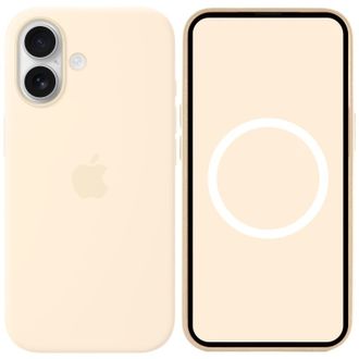 Чохол Silicone Case with MagSafe + Button iPhone 17 Vanilla - фото 2