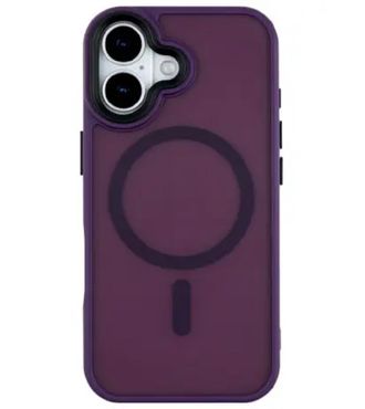Чохол TPU+PC Metal Buttons with MagSafe iPhone 17 (6.3") (Темно-фіолетовий / Dark Purple) - фото 1 Чохол TPU+PC Metal Buttons with MagSafe iPhone 17 (6.3") (Темно-фіолетовий / Dark Purple) - фото 1