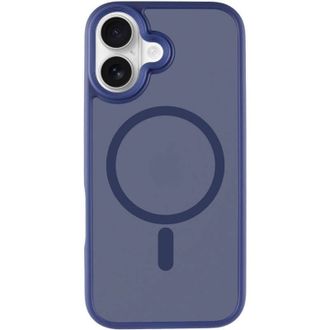 Чохол TPU+PC Metal Buttons with MagSafe iPhone 17 (6.3") (Синій / Navy Blue) - фото 1 Чохол TPU+PC Metal Buttons with MagSafe iPhone 17 (6.3") (Синій / Navy Blue) - фото 1