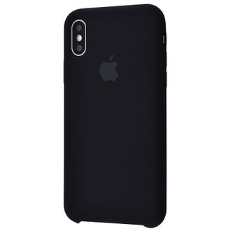 Чохол Silicone Case iphone XS Max Black - фото 1