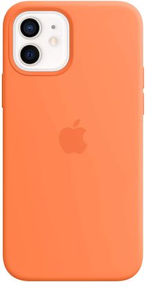 Чехол Silicone Case with magsafe iPhone 12/12Pro Kumquat - фото 2