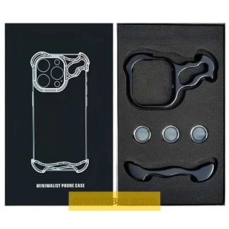 Чохол Minimalist Metal Bumper для Apple iPhone 17 Air (6.5") (Black) - фото 2 Чохол Minimalist Metal Bumper для Apple iPhone 17 Air (6.5") (Black) - фото 2