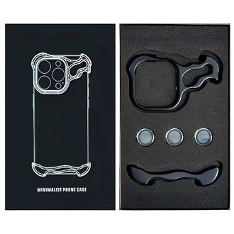 Чохол Minimalist Metal Bumper для Apple iPhone 17 Pro (6.3") (Black) - фото 3