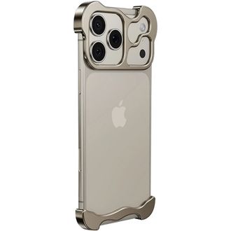 Чохол Minimalist Metal Bumper для Apple iPhone 17 Pro (6.3") (Titanium Gray) - фото 1