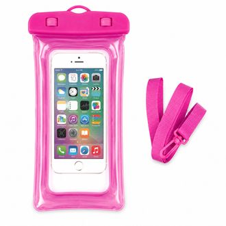 Водонепроницаемый чехол Waterproof AirBag Neon Case – Pink dark - фото 2